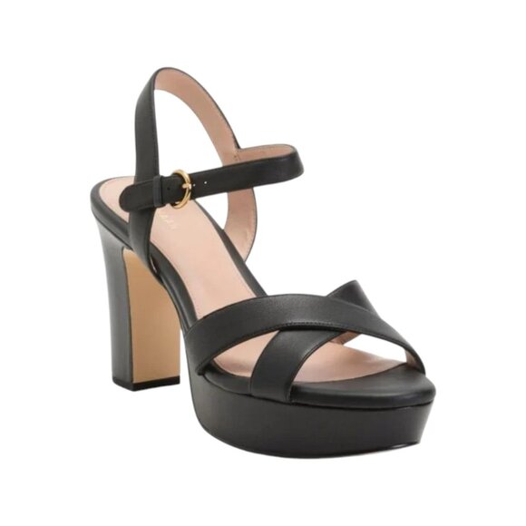 COLE HAAN Leather Riannon Platform Sandals - Picture 1 of 3